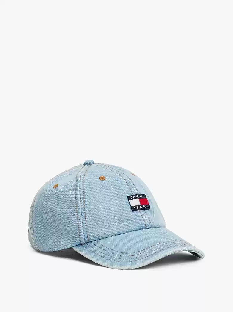 Tommy  Jeans  Mavi Heritage Denim Beyzbol Şapkası