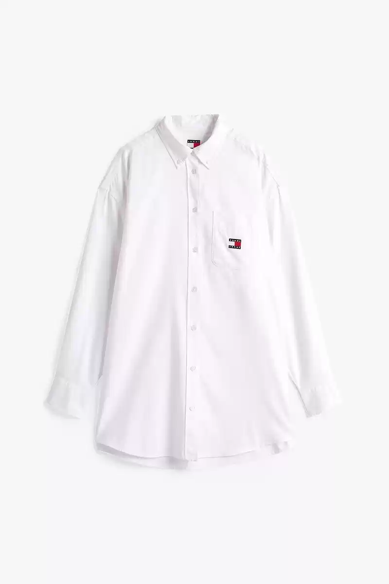 Tommy Hilfiger  Kadın  Beyaz Oxford Gömlek