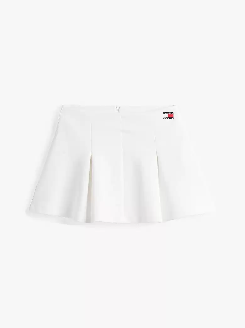 Tommy Hilfiger Kadın  Fit And Flare Mini  Beyaz Etek