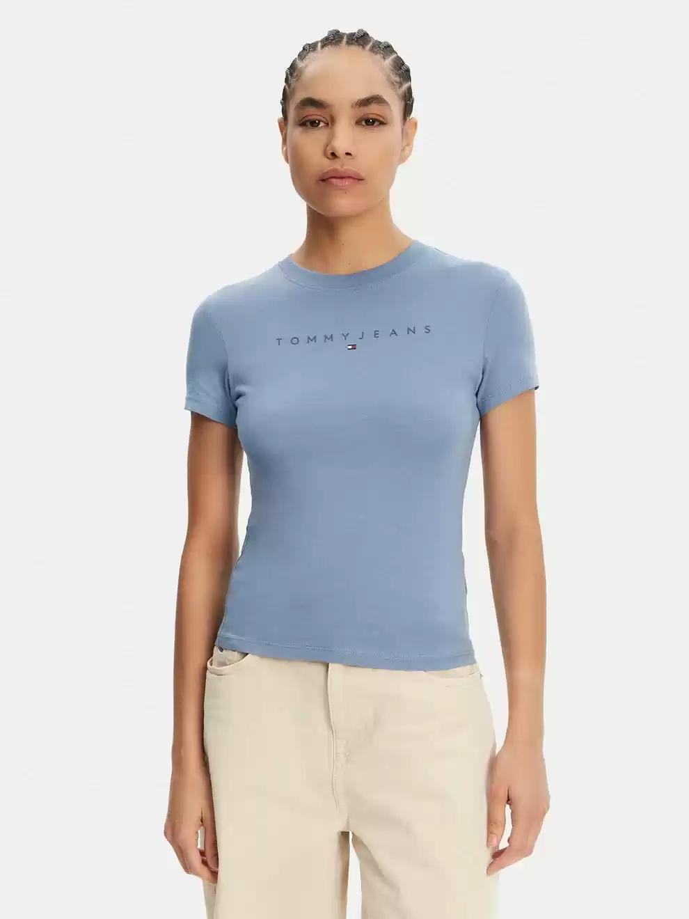 Tommy Jeans Kadın  Mavi T-Shirt