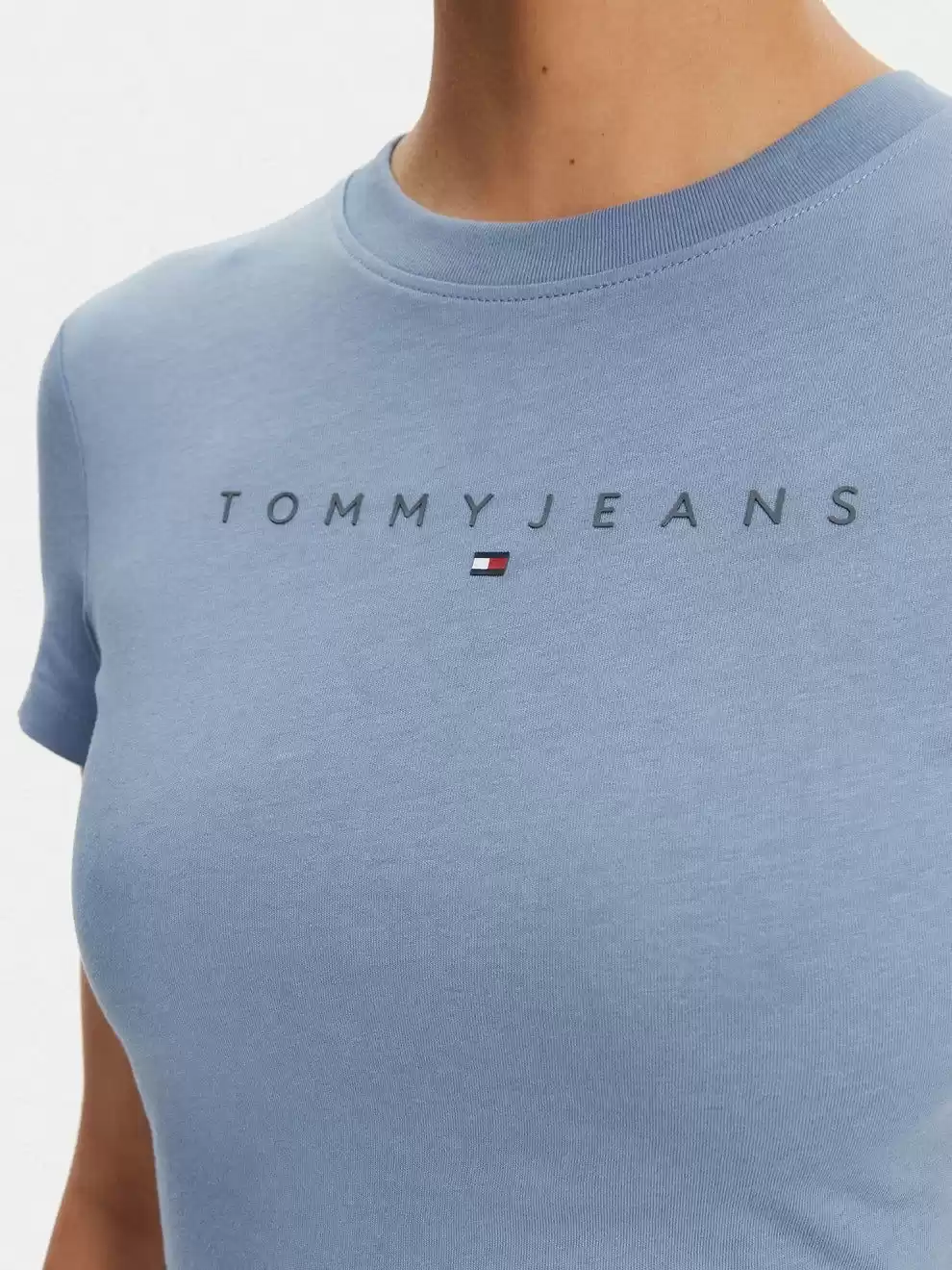 Tommy Jeans Kadın  Mavi T-Shirt
