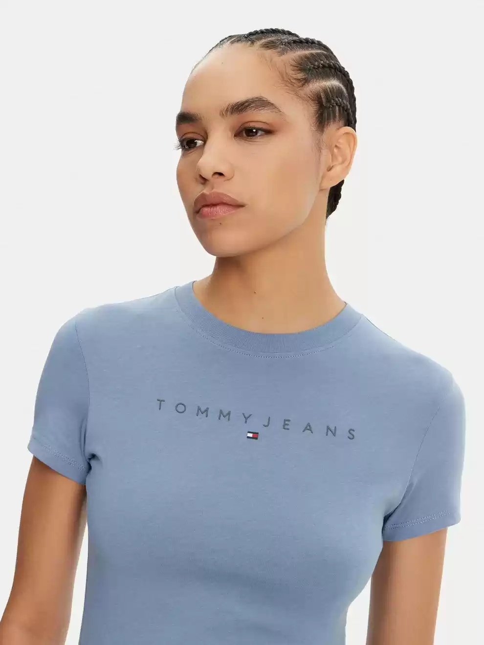 Tommy Jeans Kadın  Mavi T-Shirt
