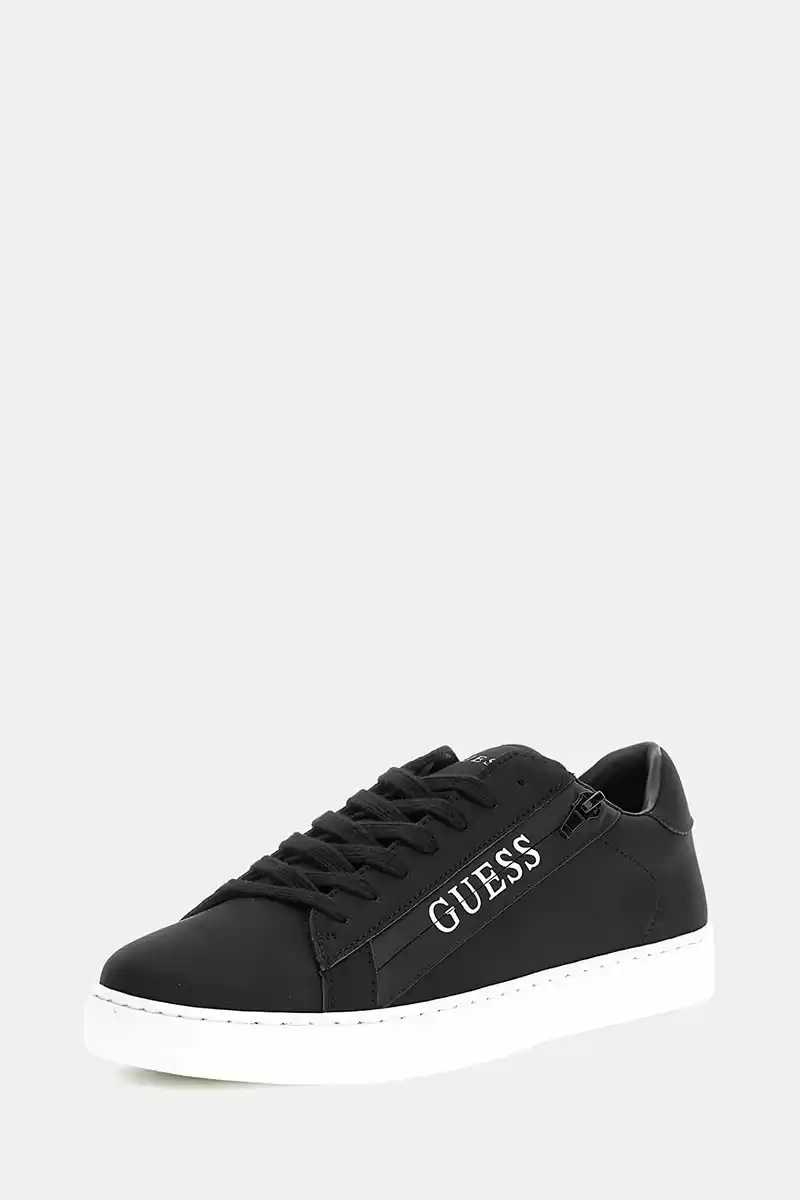 Guess Erkek Siyah Todi Fermuarlı  Sneaker