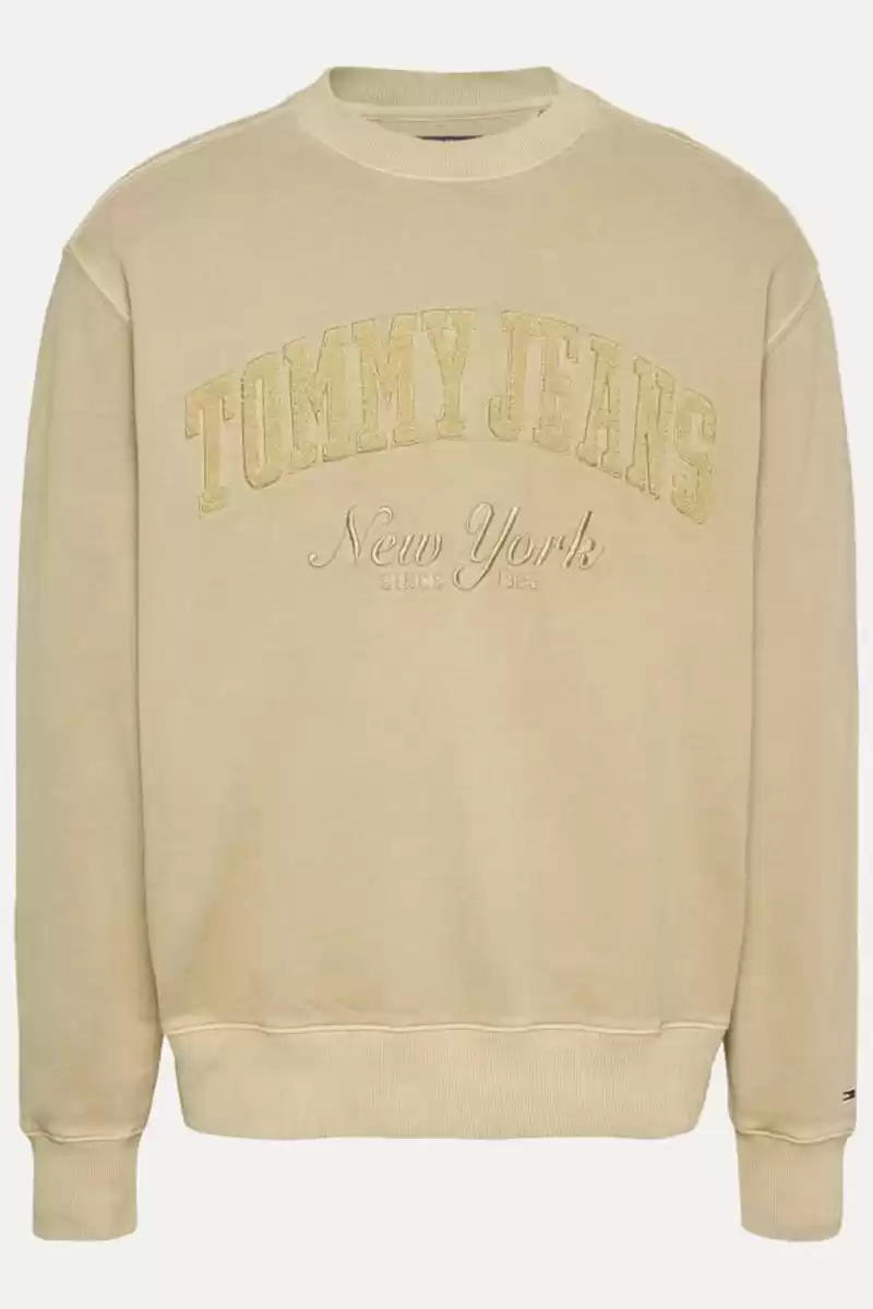 Tommy Hilfiger Erkek Bej Sweatshırt