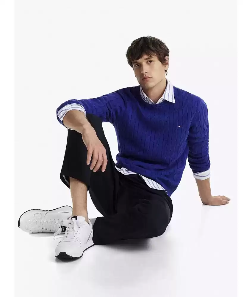 Tommy Hilfiger Erkek Beyaz Essential Leather Sneaker