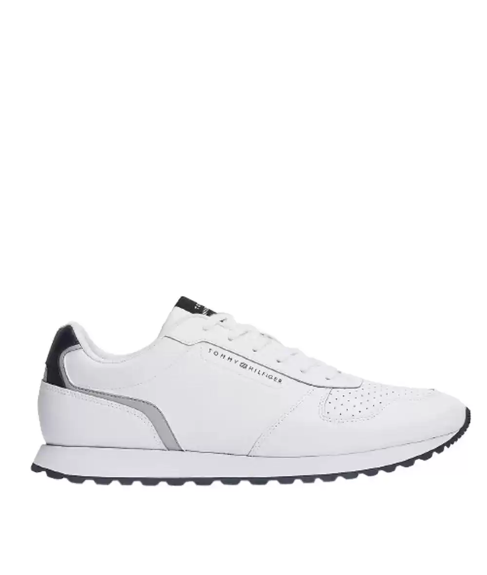 Tommy Hilfiger Erkek Beyaz Essential Leather Sneaker