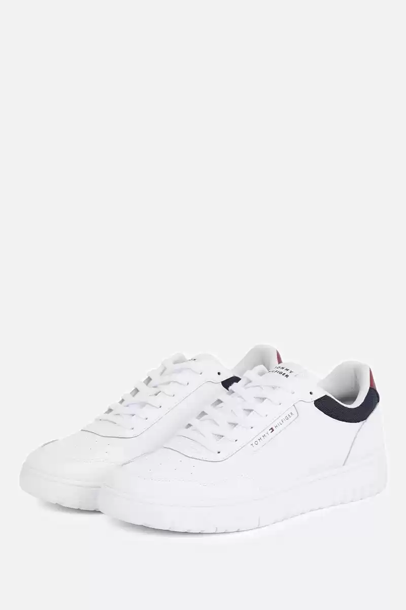 Tommy Hilfiger Erkek Beyaz Platform Taban Sneaker