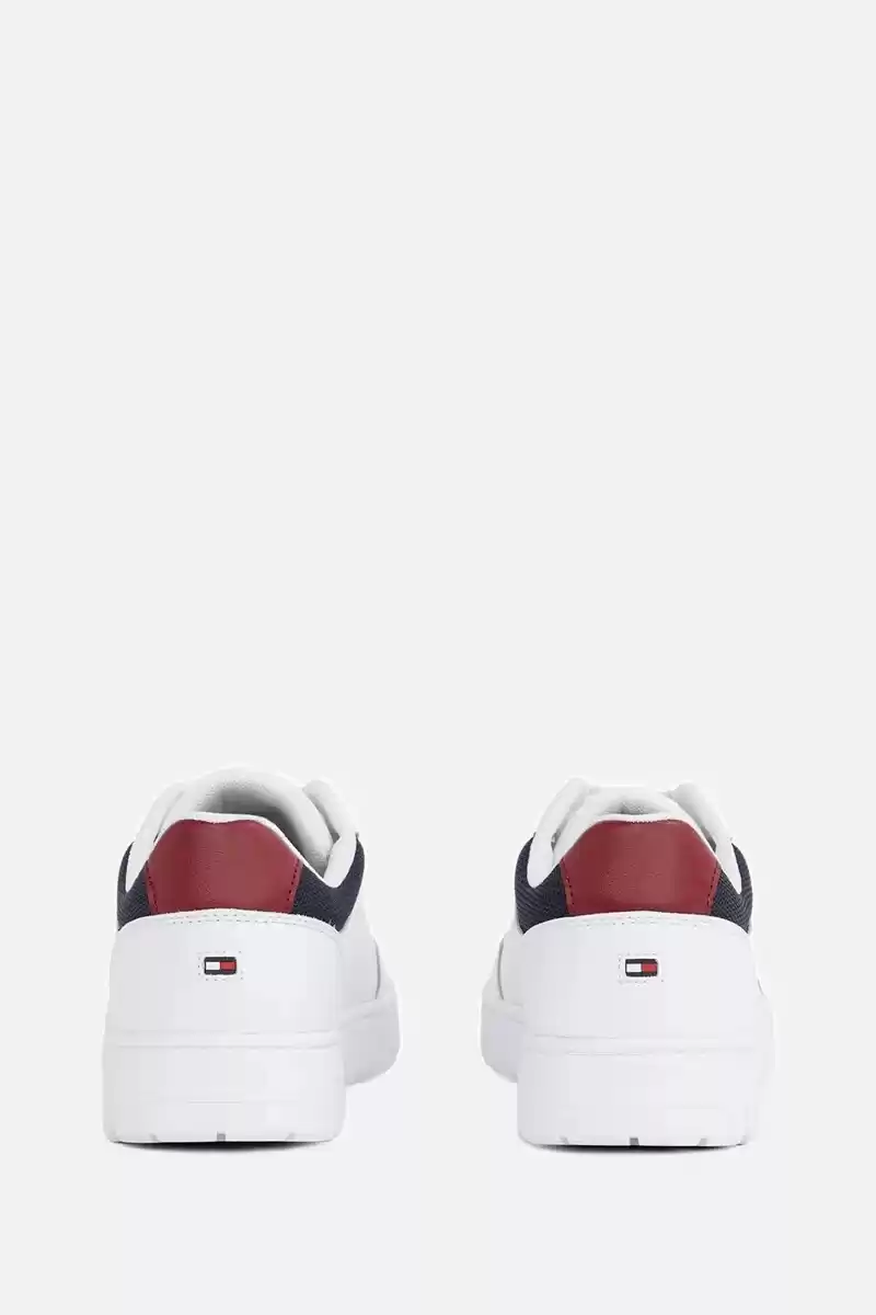 Tommy Hilfiger Erkek Beyaz Platform Taban Sneaker