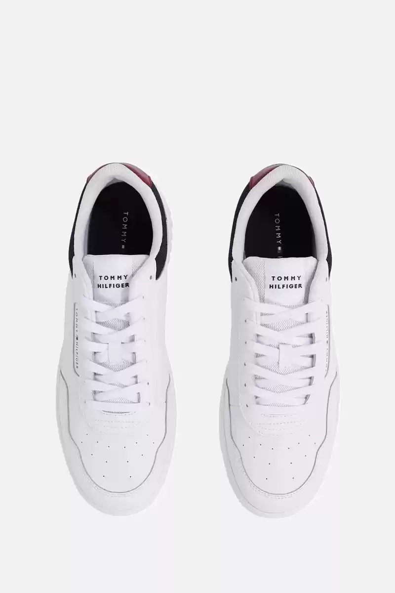 Tommy Hilfiger Erkek Beyaz Platform Taban Sneaker
