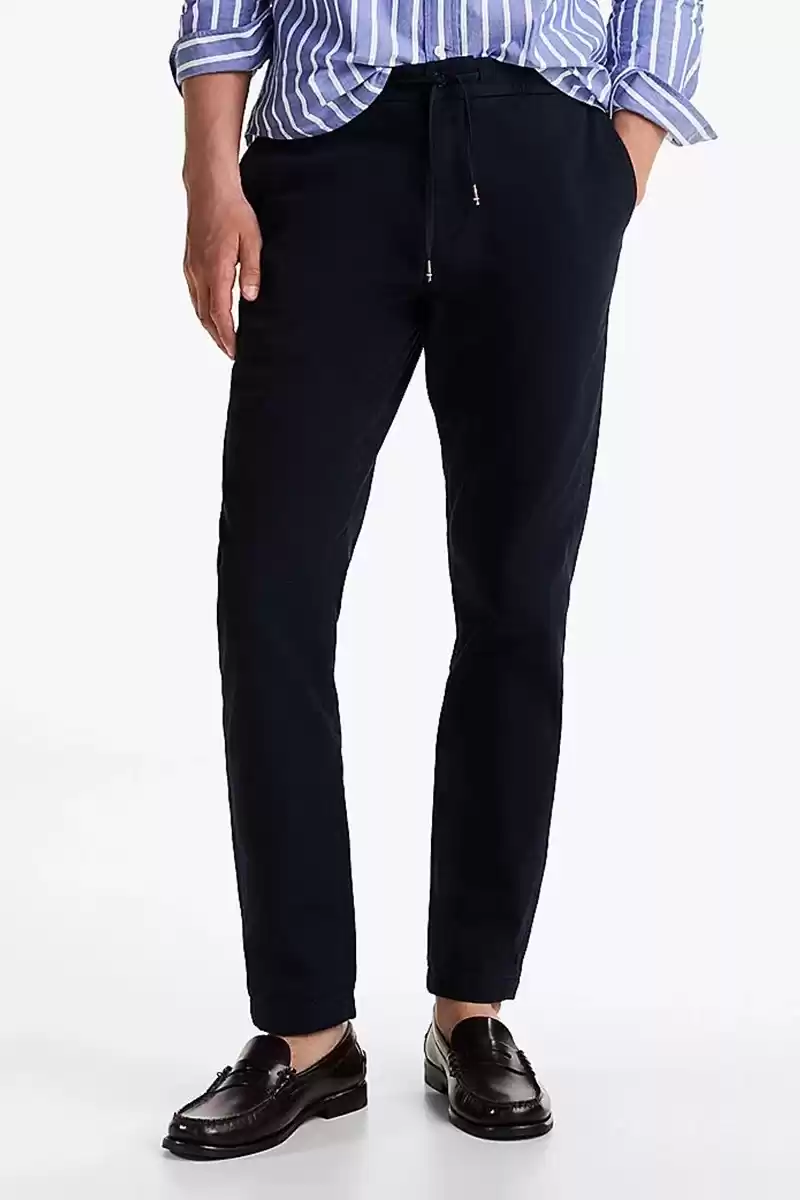Tommy Hilfiger Erkek Lacivert Chıno Pantolon
