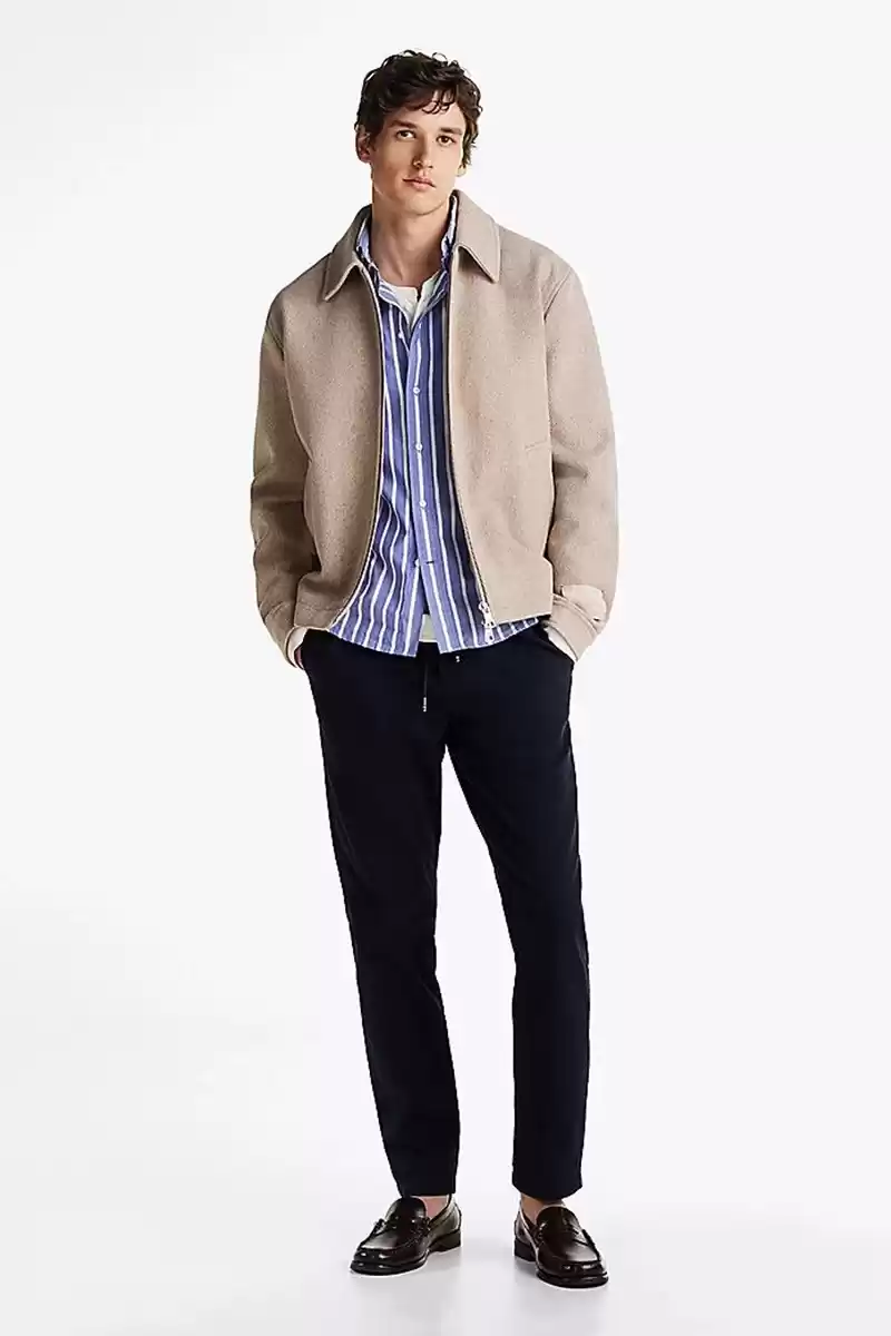 Tommy Hilfiger Erkek Lacivert Chıno Pantolon