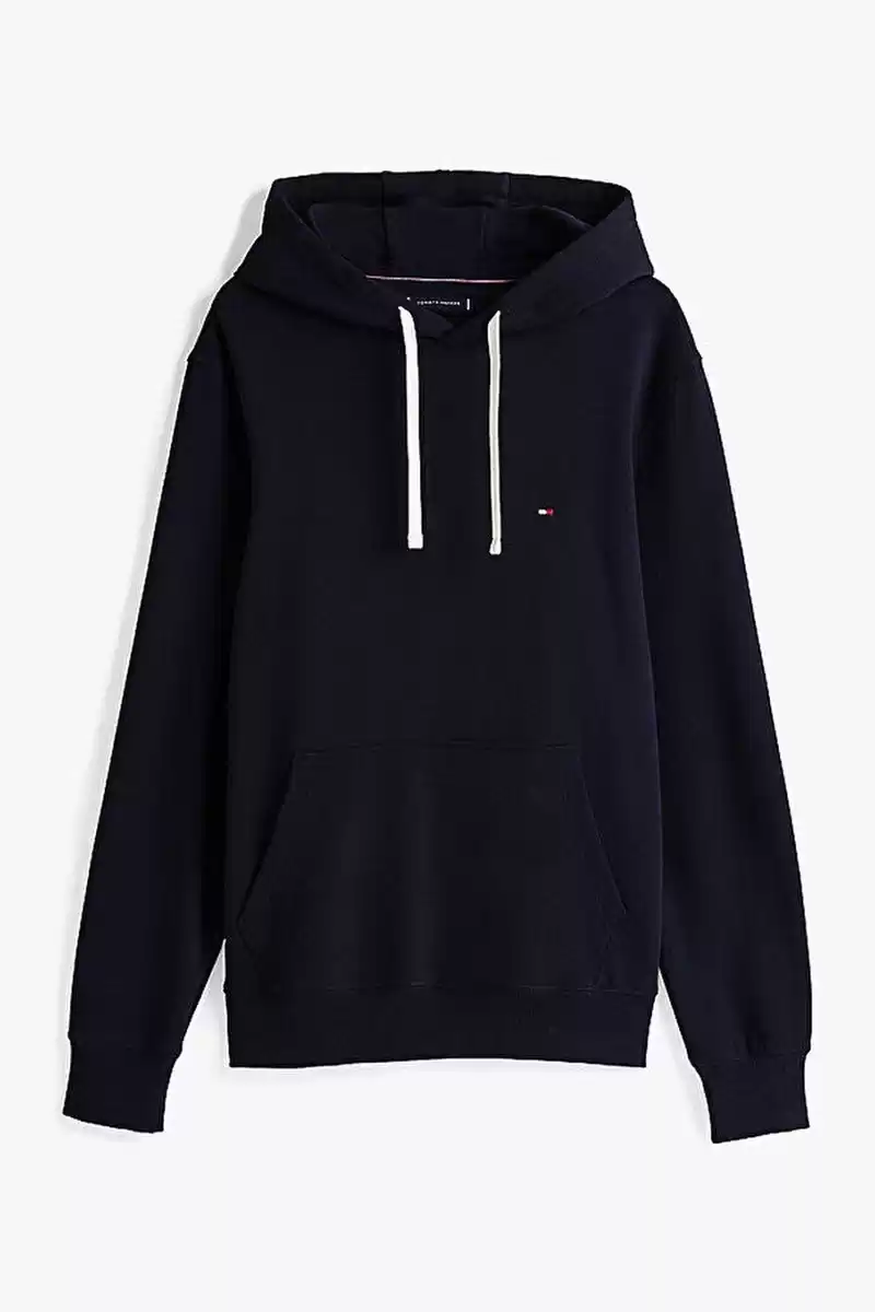 Tommy Hilfiger Erkek Lacivert Günlük Pamuklu Sweatshırt