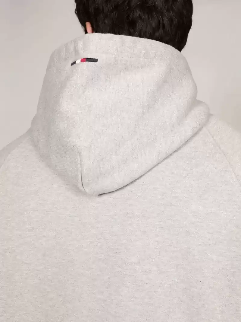 Tommy Hilfiger Erkek Pamuk Gri Sweatshirt