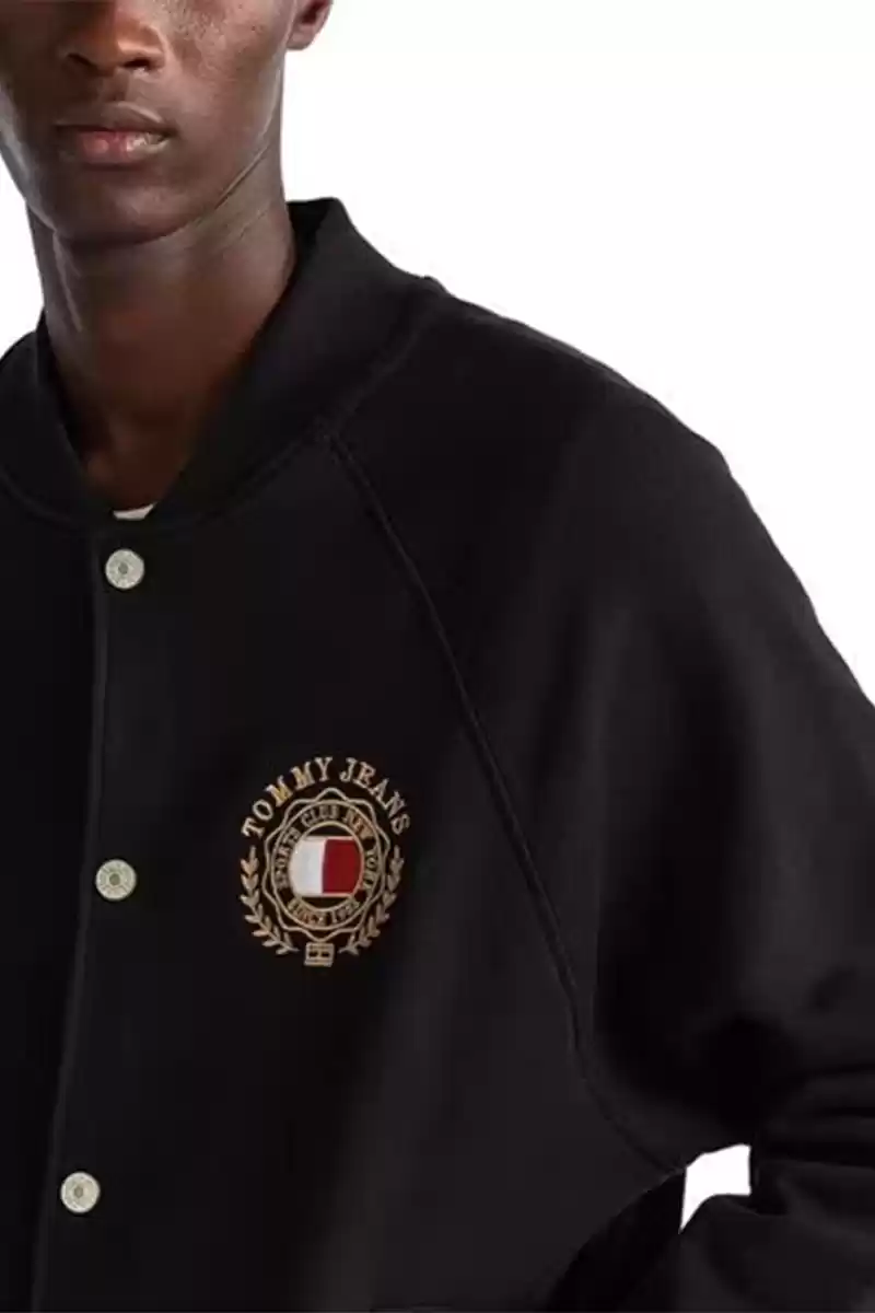 Tommy Hilfiger Erkek Siyah Kolej Ceket