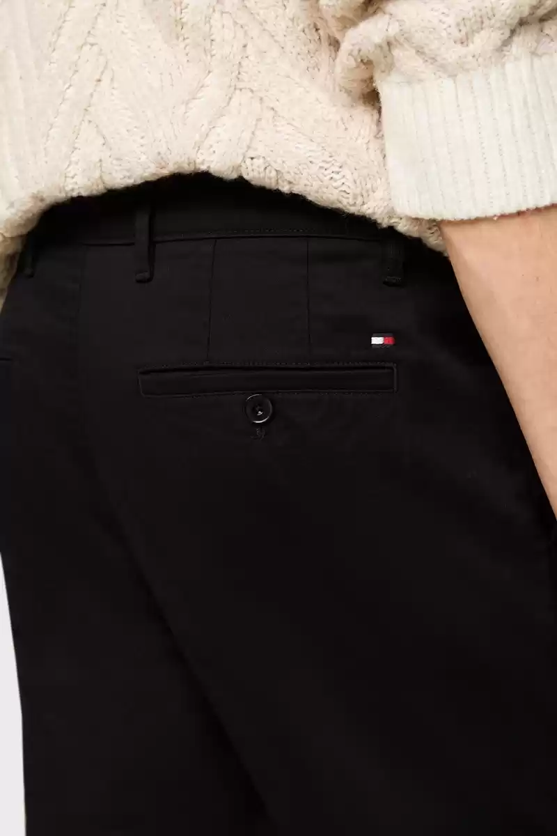 Tommy Hilfiger Erkek Siyah Chıno Pantolon