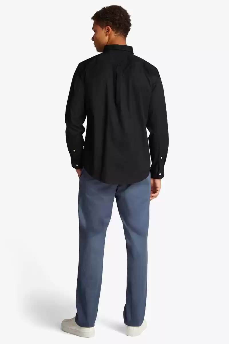 Tommy Hilfiger Erkek Siyah Core Flex Gömlek