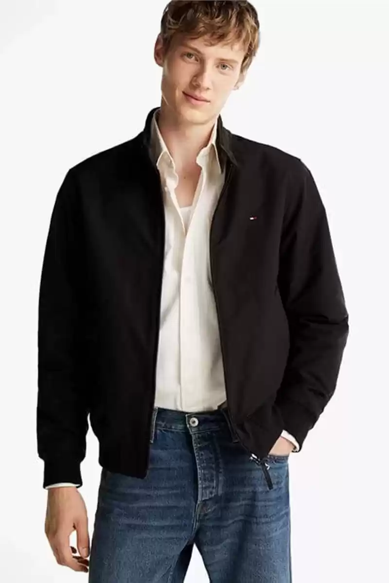 Tommy Hilfiger Erkek Siyah Regular Fit Ceket