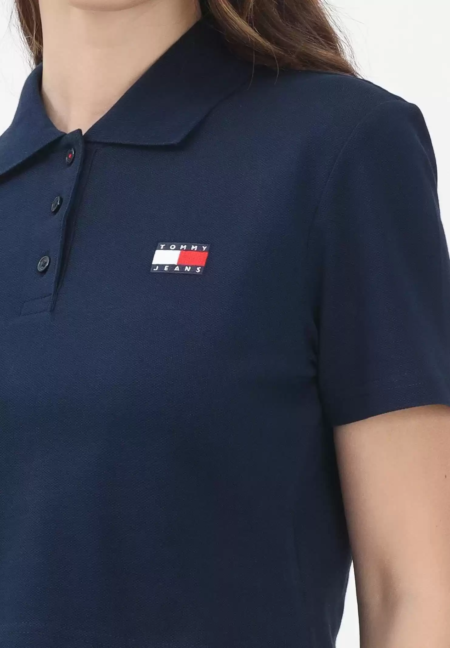 Tommy Hilfiger Kadın  Beyaz Crop T-Shirt