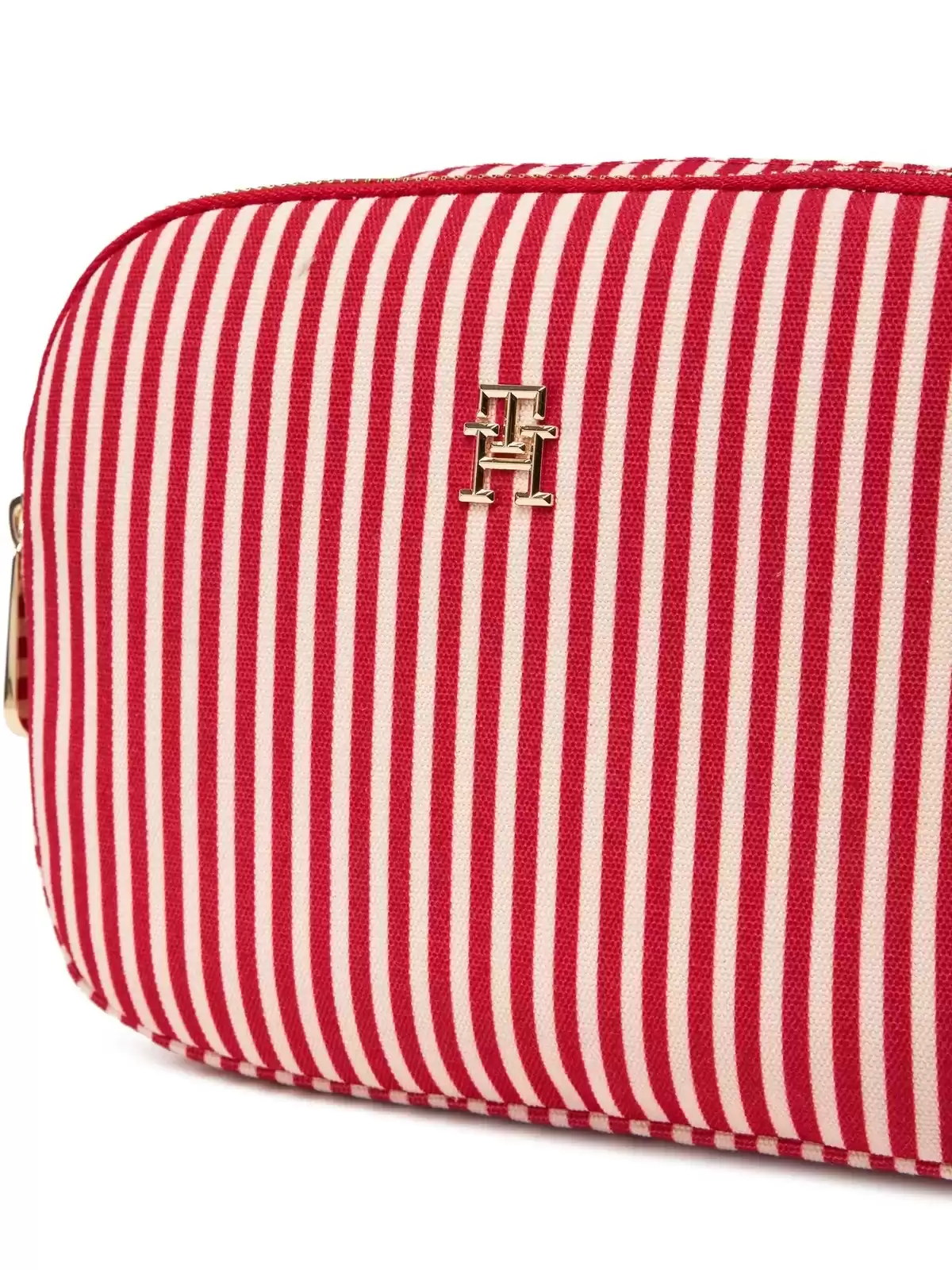 Tommy Hilfiger Kadın  Kırmızı TH Monogram Çanta