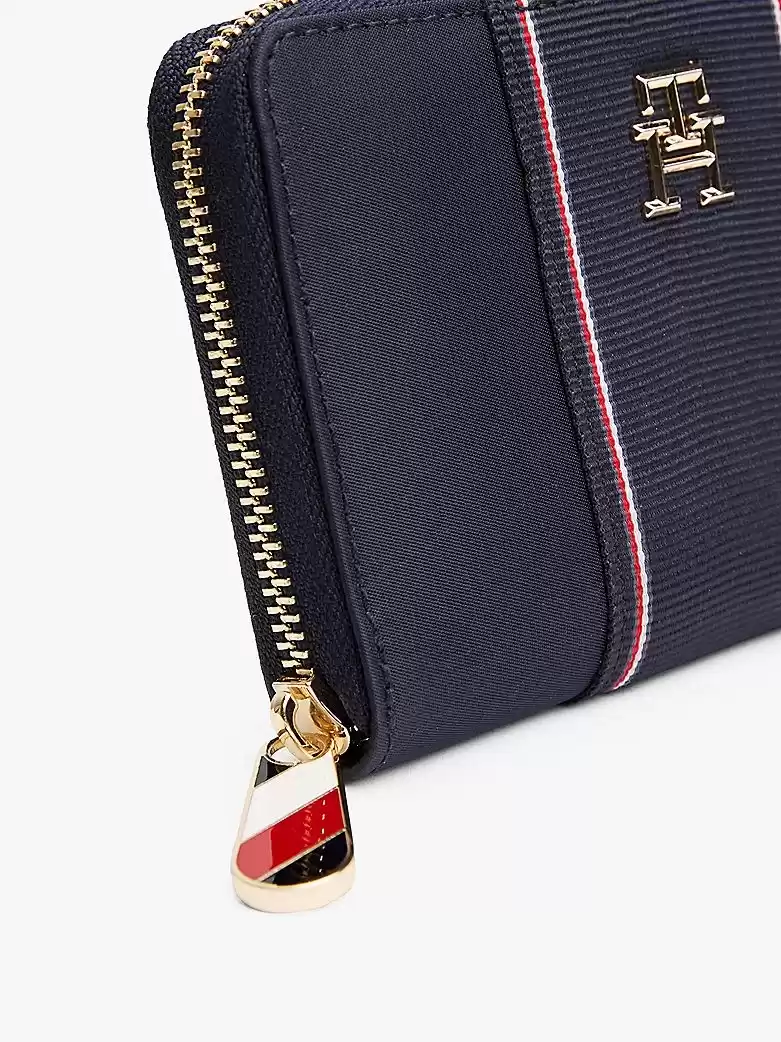 Tommy Hilfiger Kadın Lacivert  TH Monogram Cüzdan