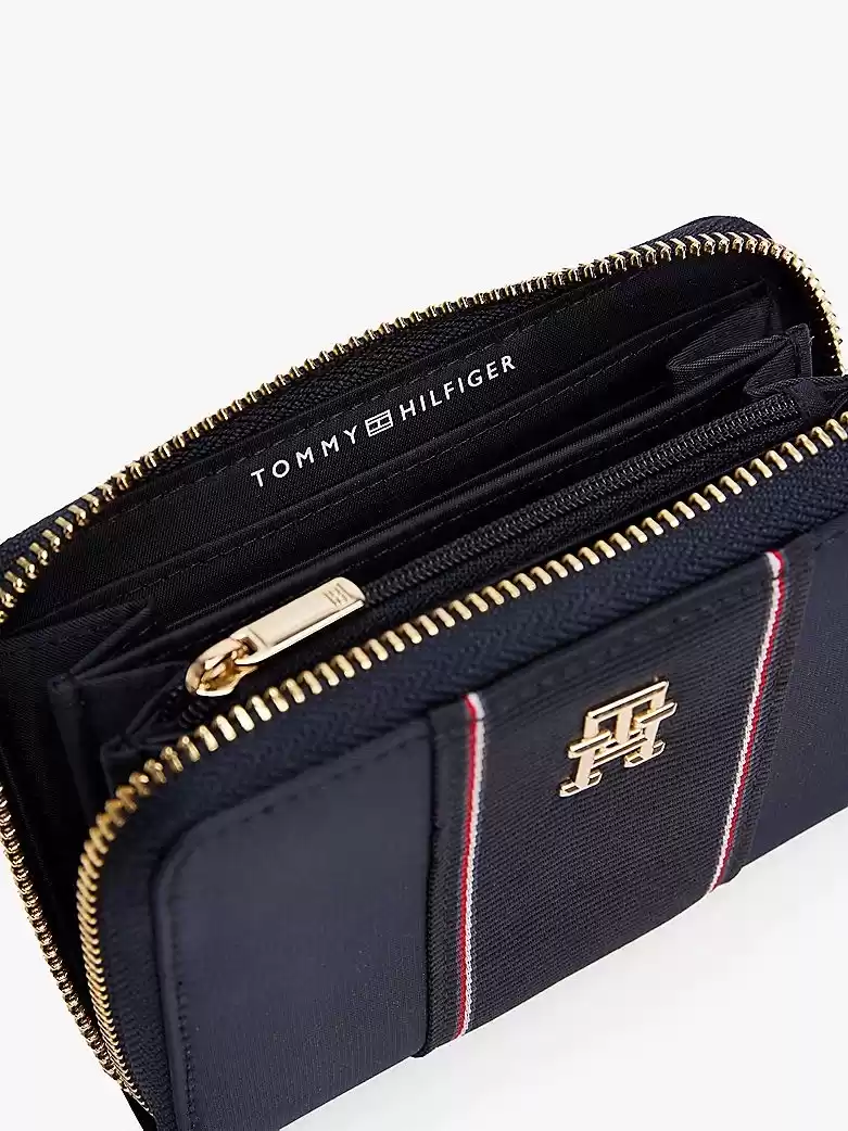 Tommy Hilfiger Kadın Lacivert  TH Monogram Cüzdan