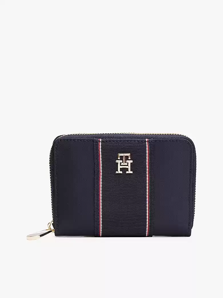 Tommy Hilfiger Kadın Lacivert  TH Monogram Cüzdan