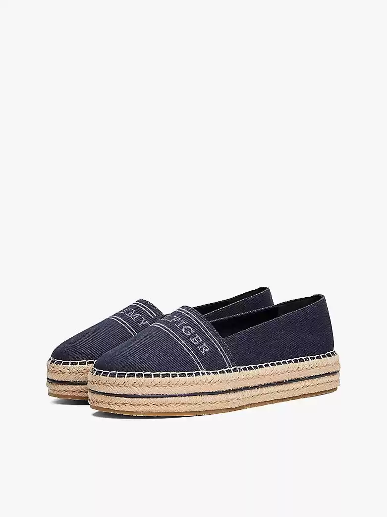 Tommy Hilfiger Kadın  Mavi   Babet