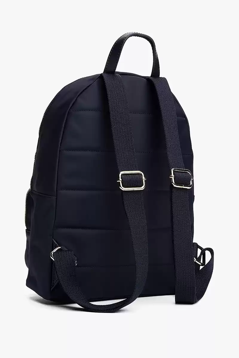 Tommy Hilfiger Kadın Logolu Lacivert Sırt Çantası