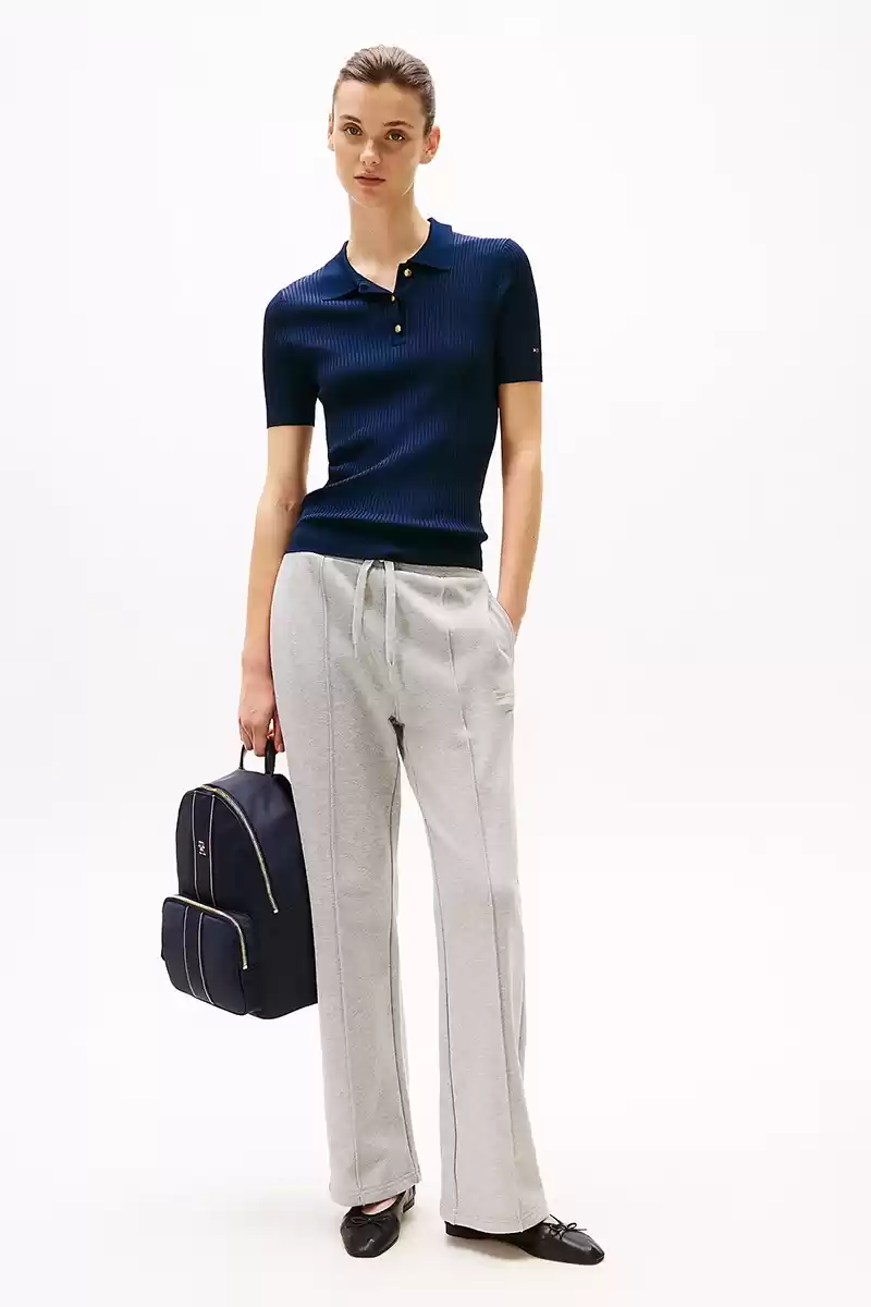 Tommy Hilfiger Kadın Logolu Lacivert Sırt Çantası