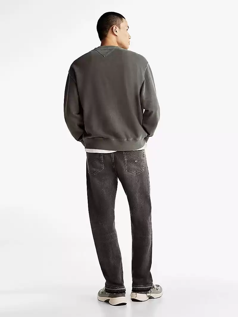 Tommy Hilfiger Erkek Vintage Bisiklet Yaka Kazak