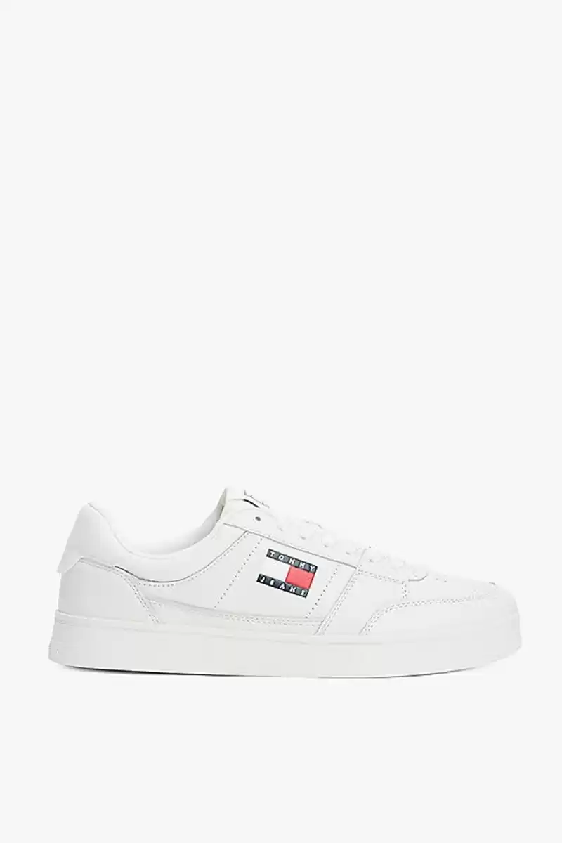 Tommy Hilfiger Erkek Beyaz Greenwich Essential Deri  Sneaker