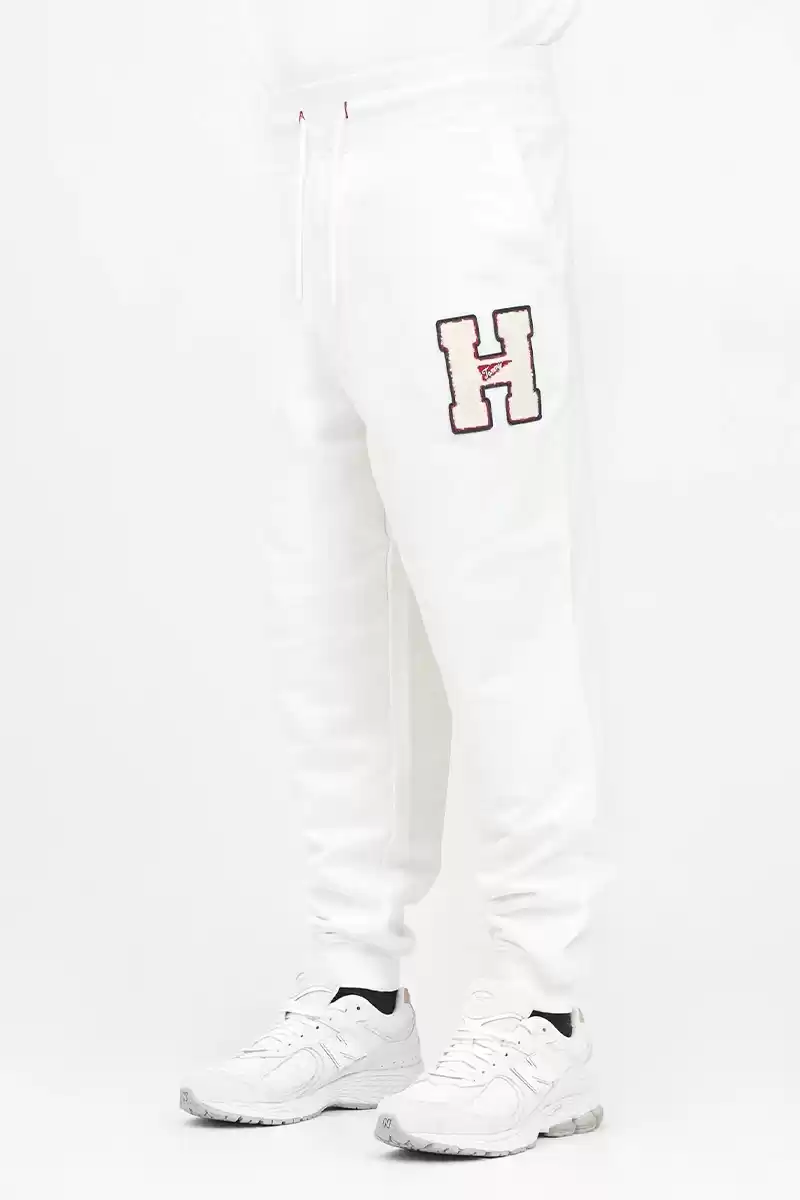 Tommy Jeans Erkek Beyaz Pamuklu Eşofman Altı