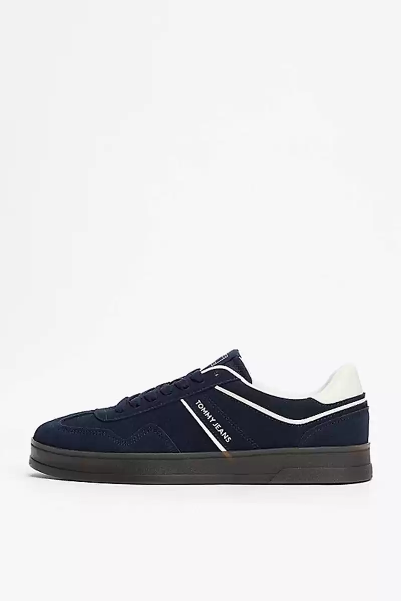 Tommy Hilfiger Erkek Lacivert Greenwich Süet Sneaker