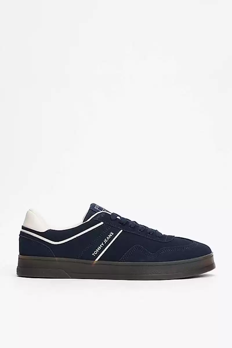 Tommy Hilfiger Erkek Lacivert Greenwich Süet Sneaker