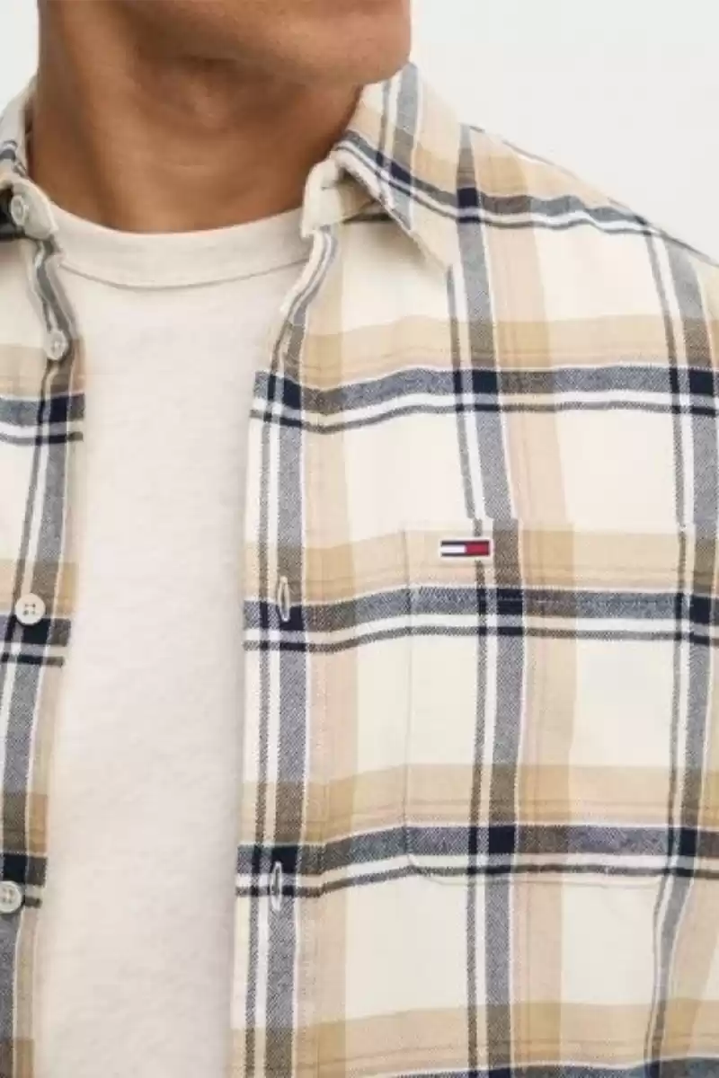 Tommy Hilfiger Erkek Kareli Oxford Gömlek