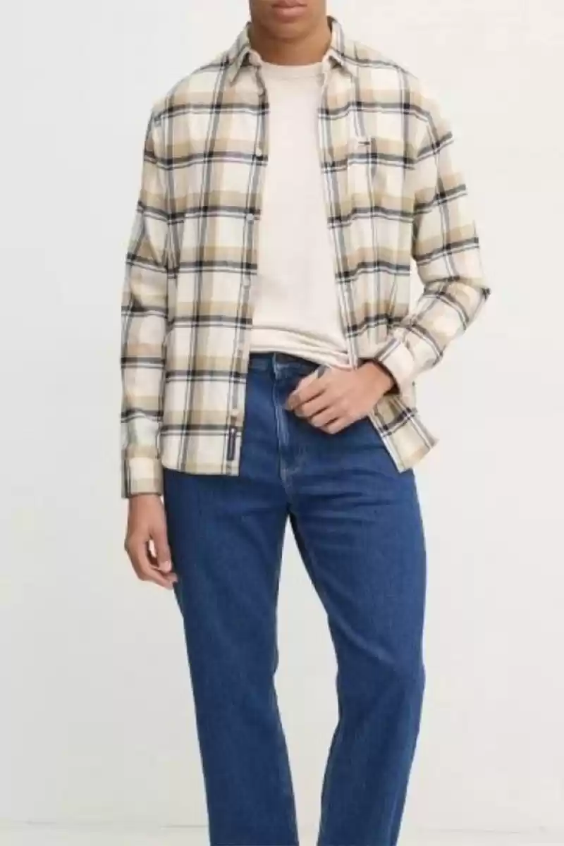 Tommy Hilfiger Erkek Kareli Oxford Gömlek