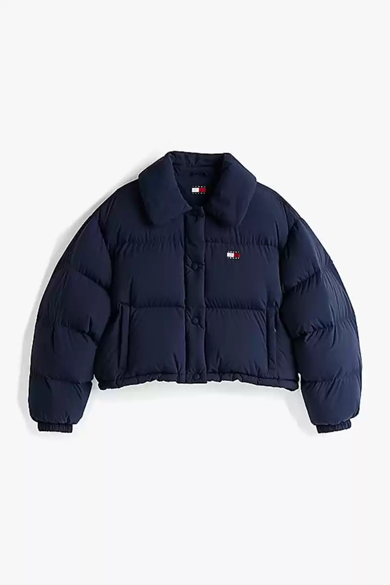 Tommy Hilfiger Kadın Lacivert Şişme Mont