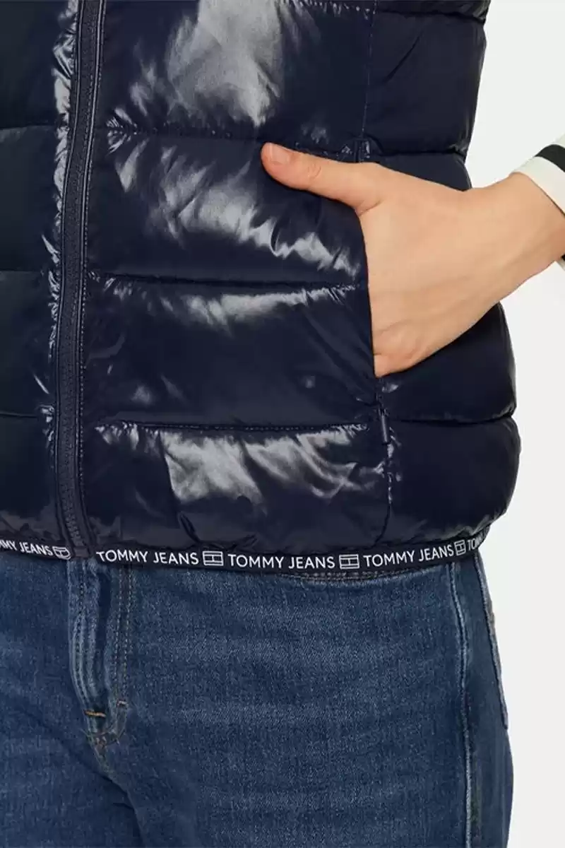 Tommy Hilfiger Kadın Lacivert Şişme Yelek