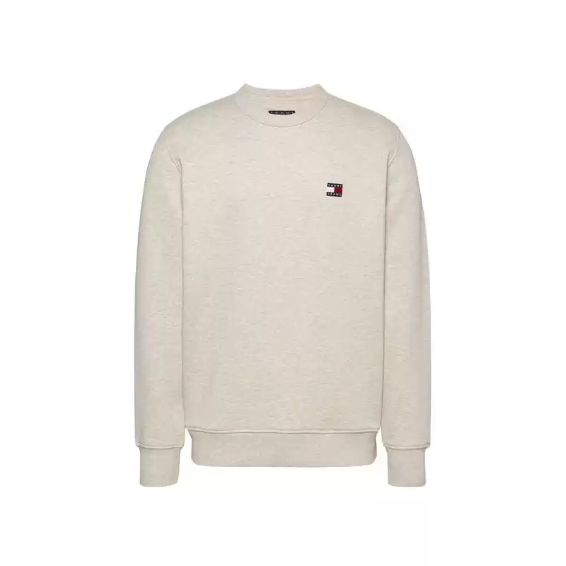 Tommy Jeans  Erkek  Rozetli  Bej  Kazak