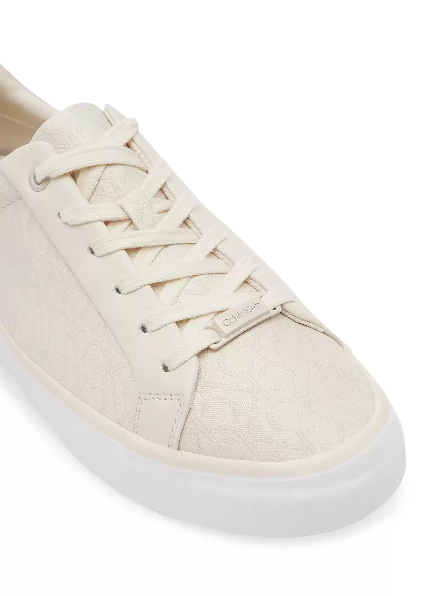 Calvin Klein Kadın Siyah Ck Logo Kabartmalı Sneaker