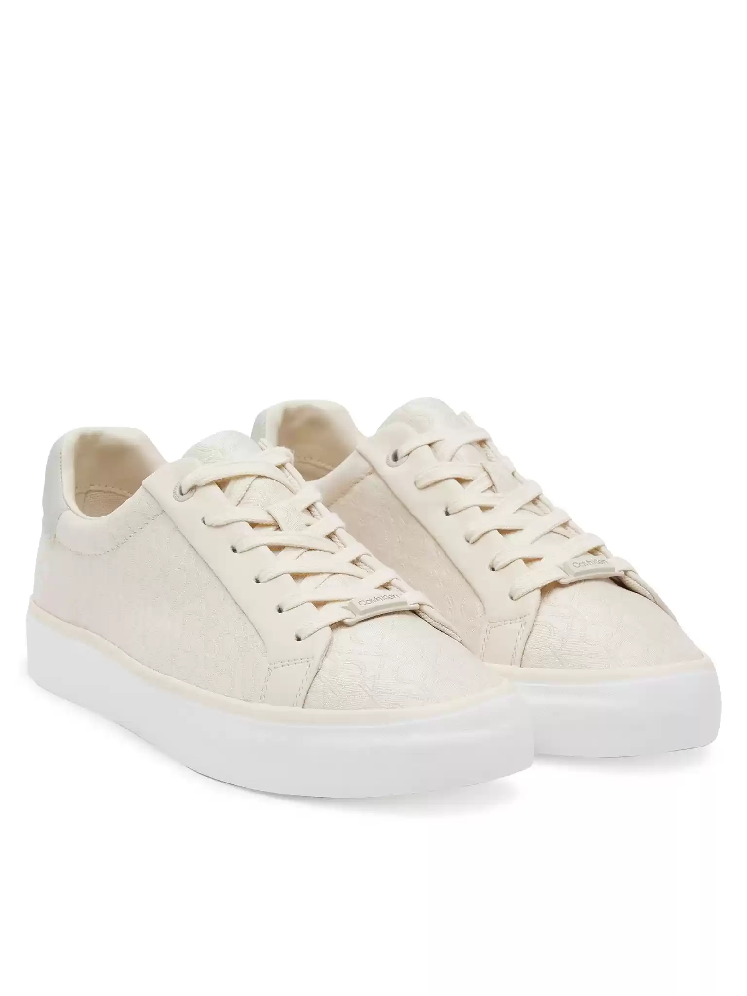 Calvin Klein Kadın Siyah Ck Logo Kabartmalı Sneaker