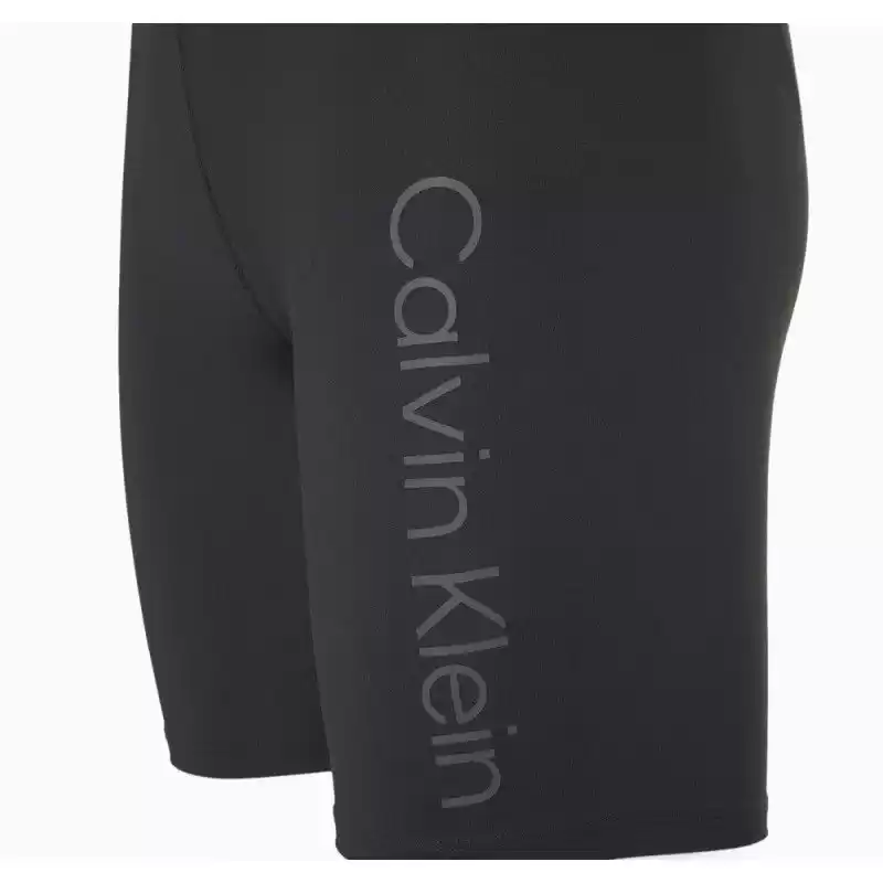 Calivn Klein Kadın Siyah Slim Fit Logolu Tayt