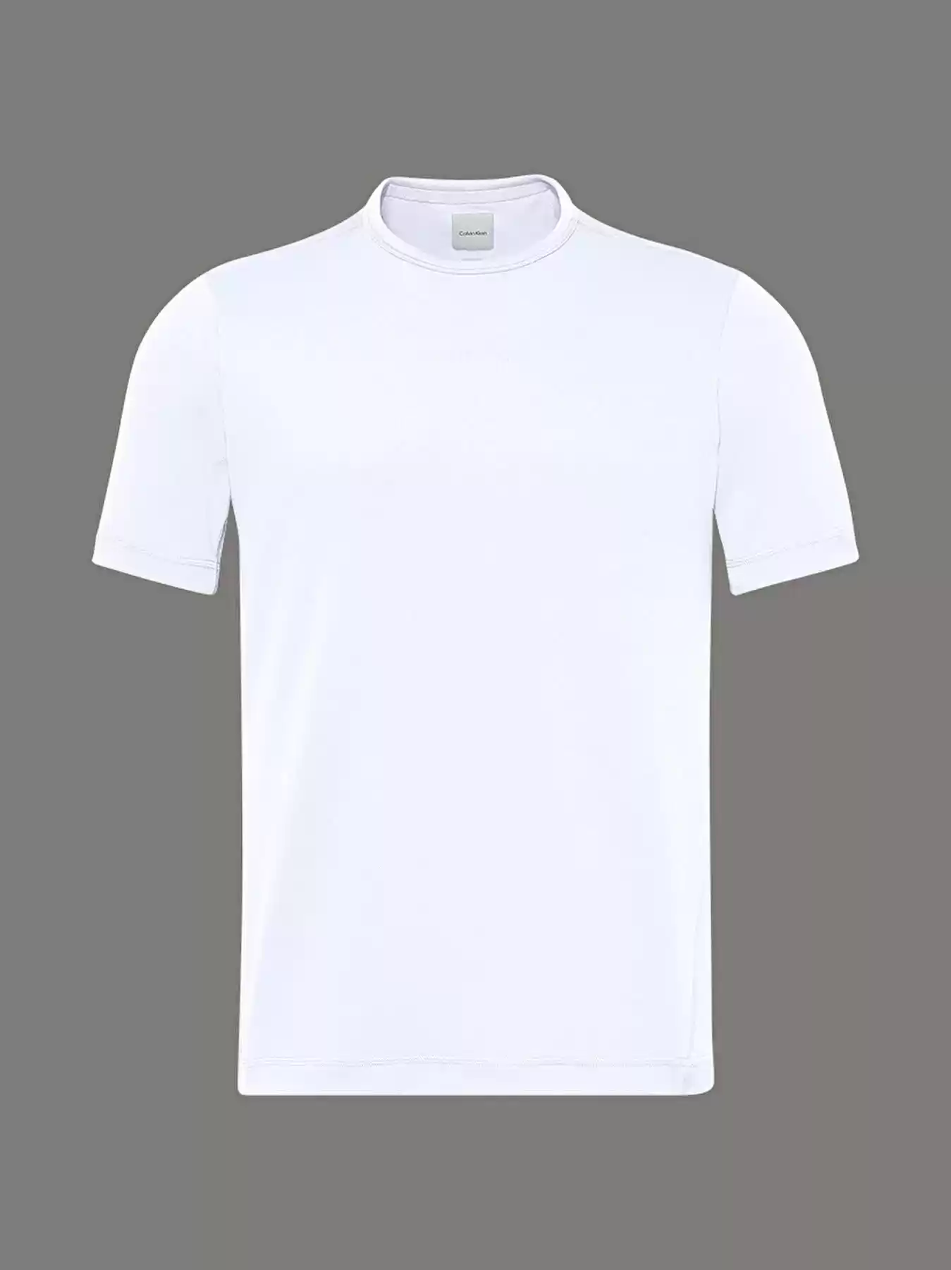 Calvin Klein Erkek Beyaz Logolu T-Shirt