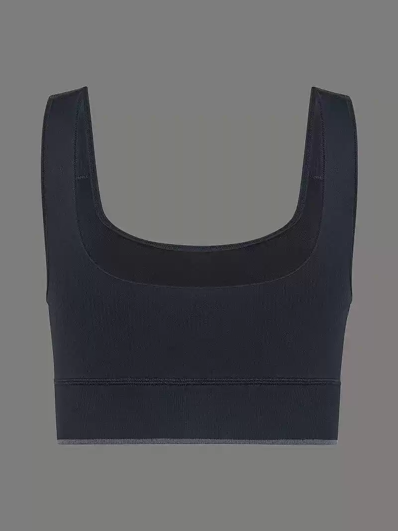 Calvin Klein Kadın Siyah Bel Lastikli Spor Büstiyer
