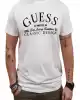 Guess Erkek Beyaz Logolu T-Shirt