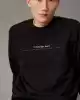 Calvin Klein  Erkek CK Siyah Bisiklet Yaka Sweatshirt