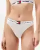 Tommy Hilfiger Kadın Beyaz Logolu Klasik Bikini Külot