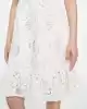 Guess Kadın Beyaz  Nakışlı Elbise