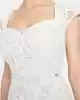 Guess Kadın Beyaz  Nakışlı Elbise