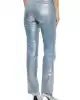 Guess Kadın 4G Baskılı Dory Metalik Gri Denim Pantolon